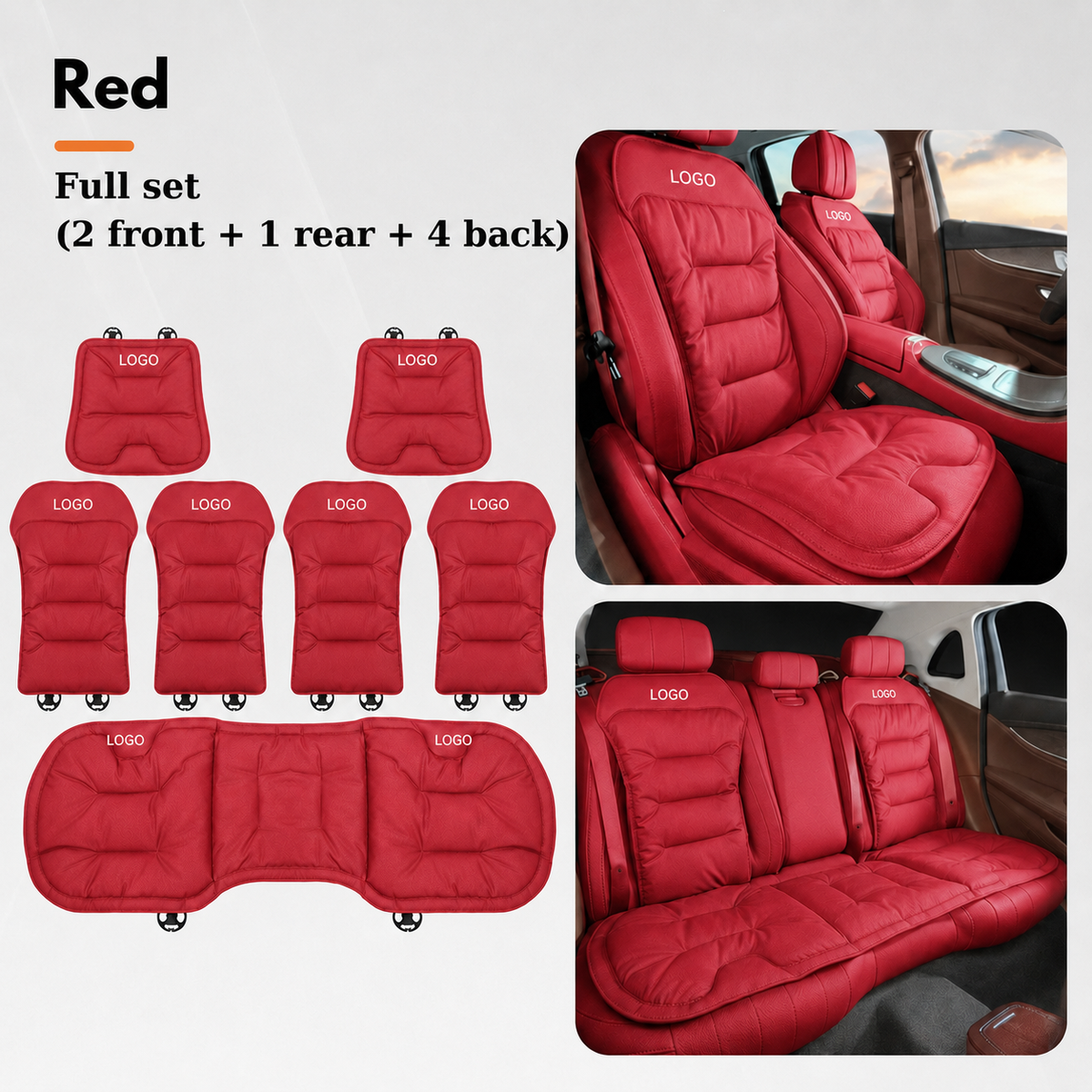 🔥HOT PRODUCT🔥 – Skin-Friendly & Dirt-Repellent Leather Seat Cushions
