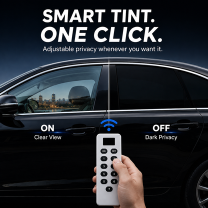 Electric Smart Tint Film for Cars – Remote Controlled Privacy