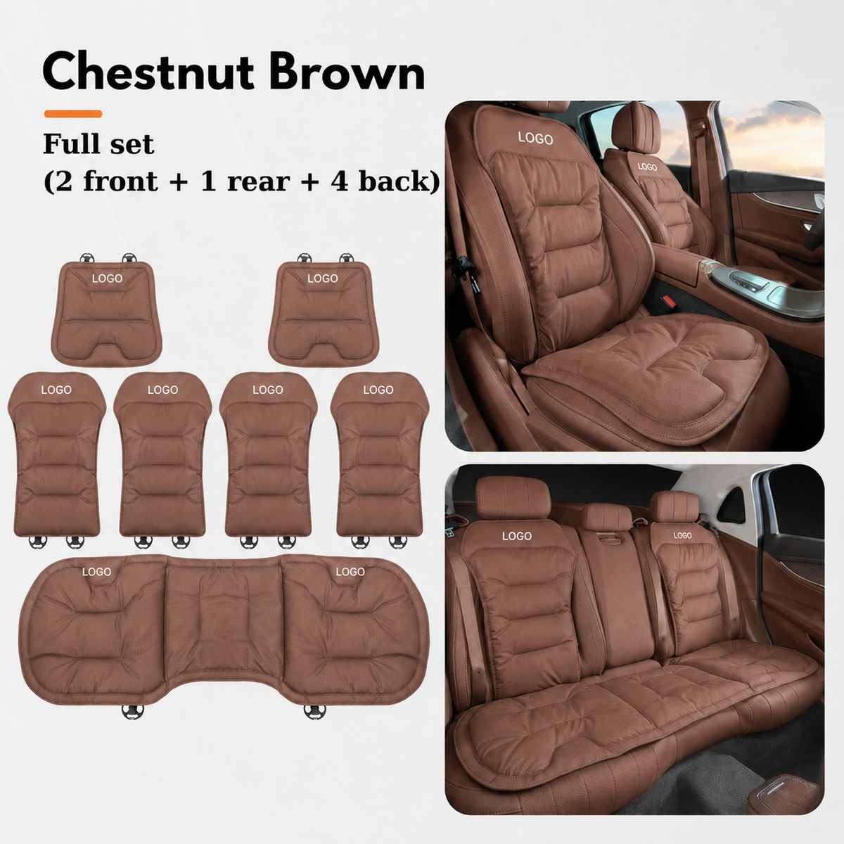🔥HOT PRODUCT🔥 – Skin-Friendly & Dirt-Repellent Leather Seat Cushions