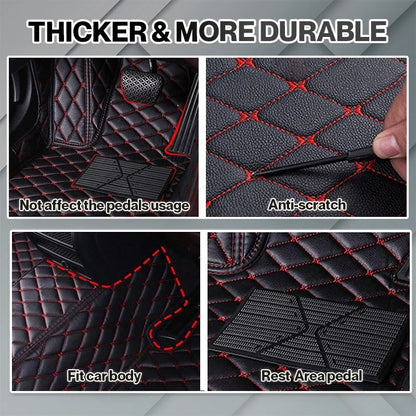 Elvile 2026 Premium 5-Layer Leather Custom Floor Mats for Cars