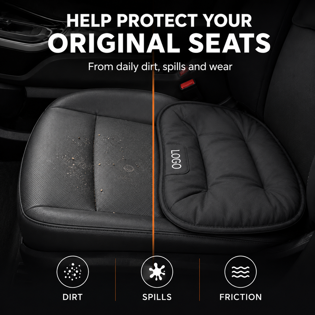 🔥HOT PRODUCT🔥 – Skin-Friendly & Dirt-Repellent Leather Seat Cushions