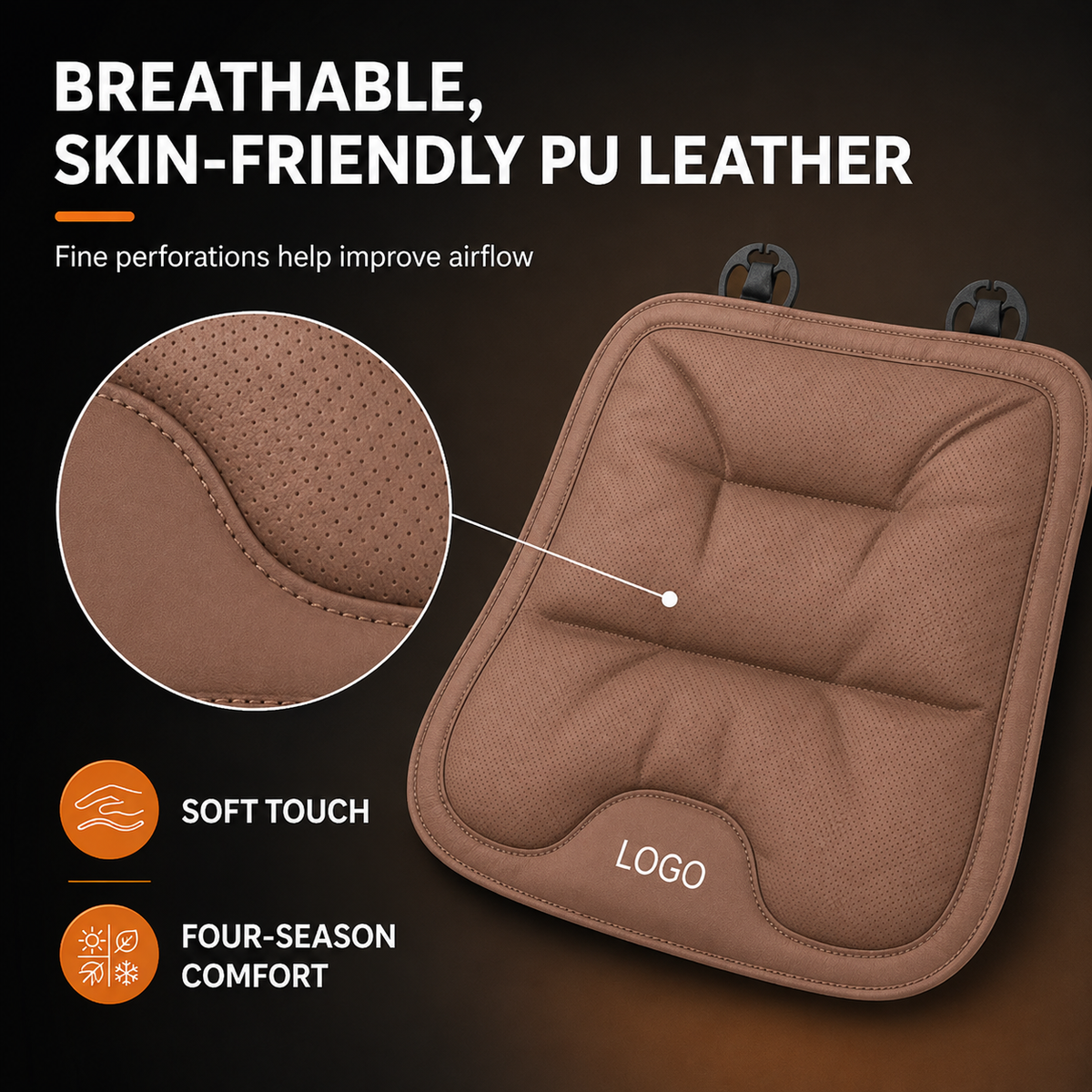 🔥HOT PRODUCT🔥 – Skin-Friendly & Dirt-Repellent Leather Seat Cushions