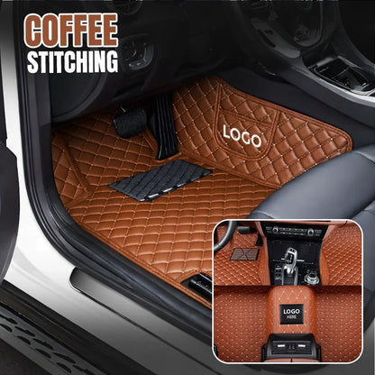 Elvile 2026 Premium 5-Layer Leather Custom Floor Mats for Cars