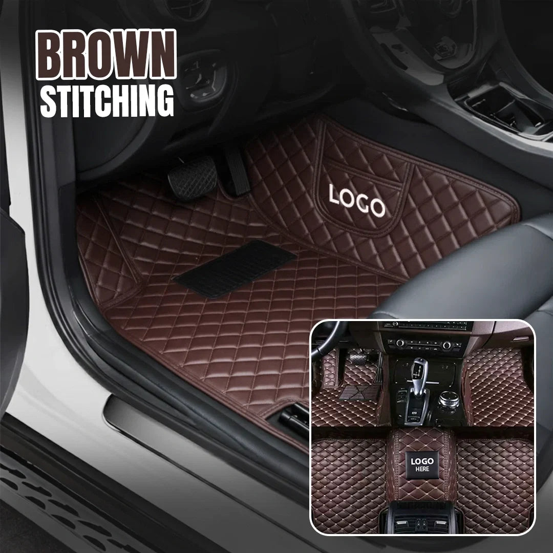 Elvile 2026 Premium 5-Layer Leather Custom Floor Mats for Cars