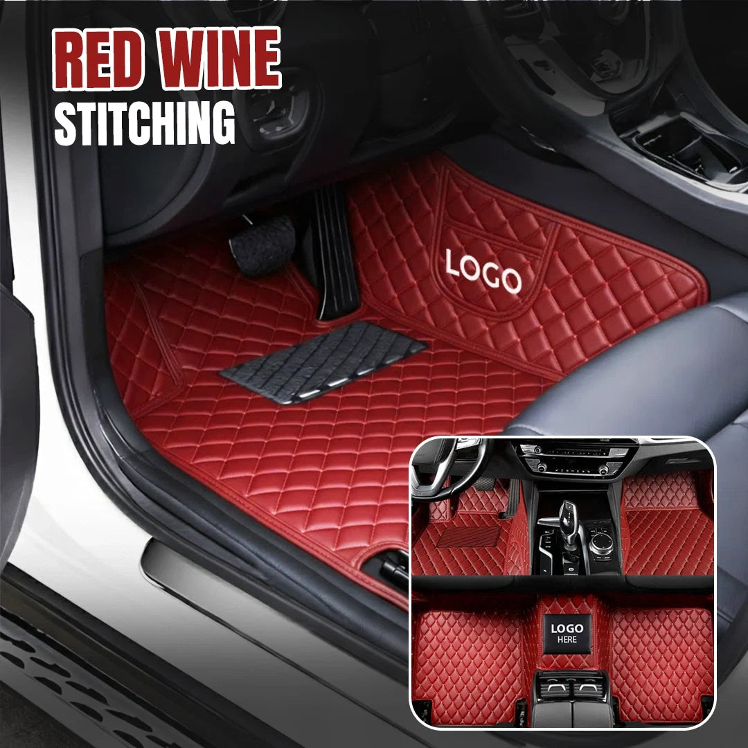 Elvile 2026 Premium 5-Layer Leather Custom Floor Mats for Cars
