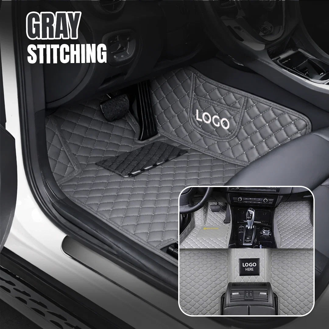 Elvile 2026 Premium 5-Layer Leather Custom Floor Mats for Cars