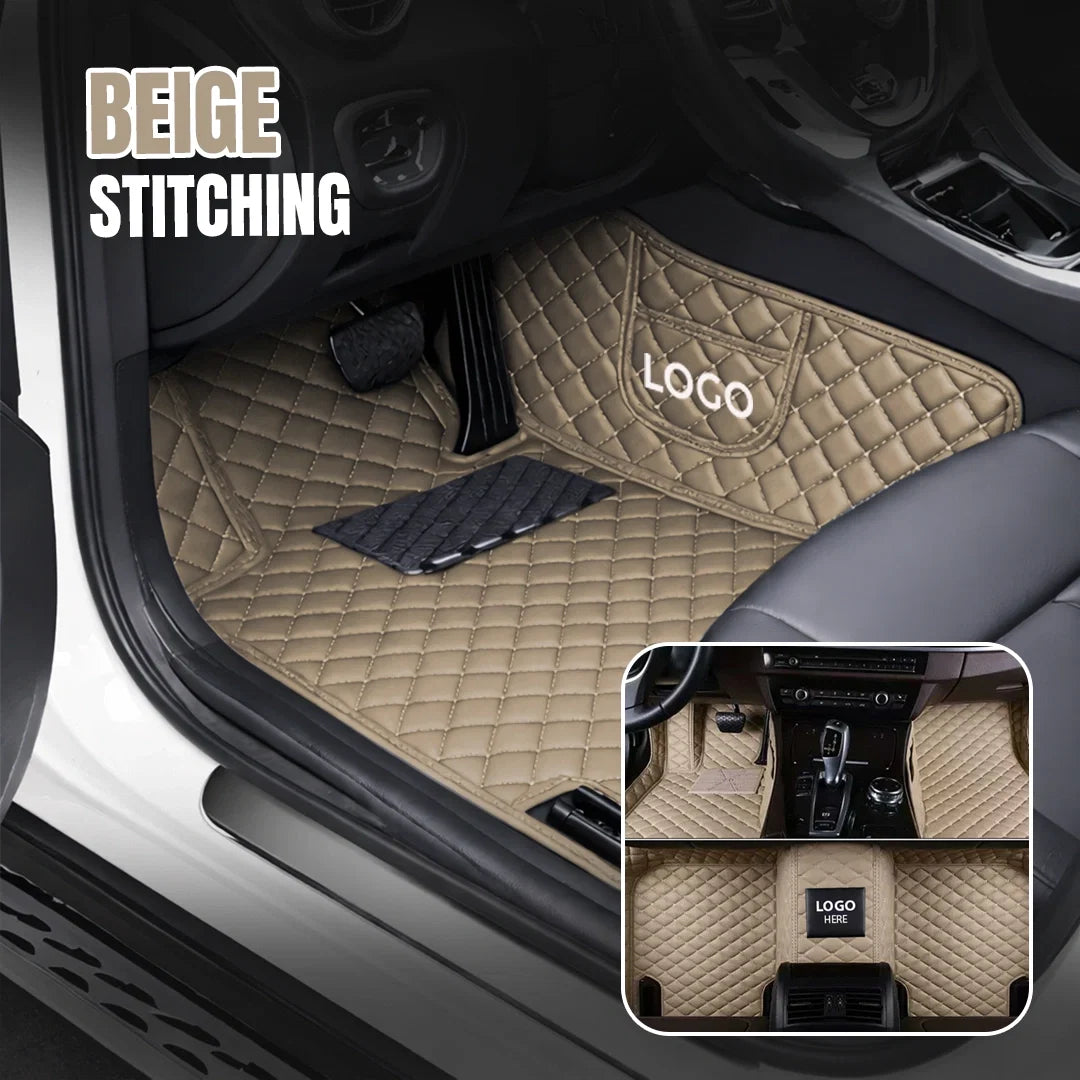 Elvile 2026 Premium 5-Layer Leather Custom Floor Mats for Cars