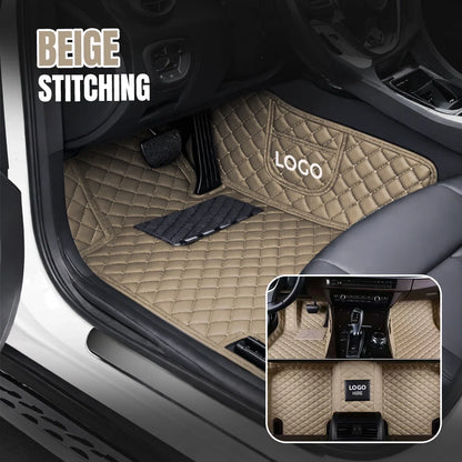 Elvile 2026 Premium 5-Layer Leather Custom Floor Mats for Cars