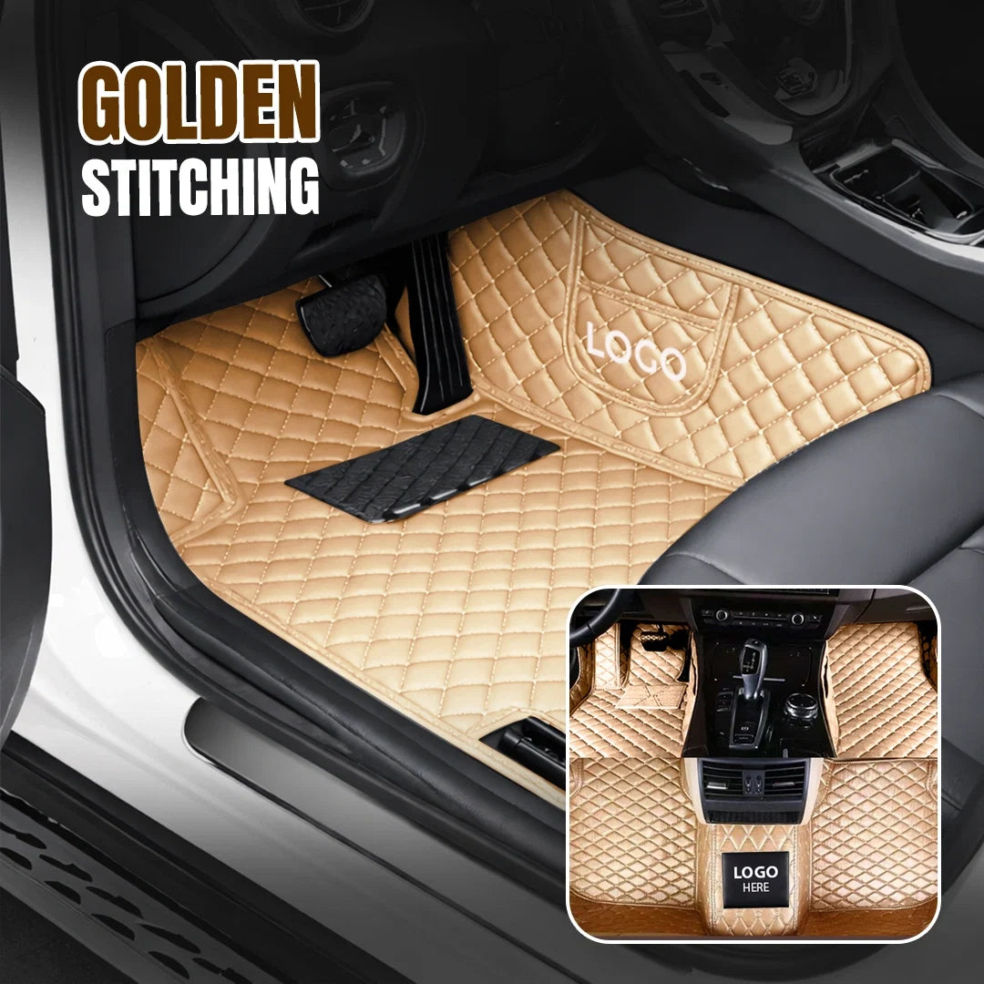 Elvile 2026 Premium 5-Layer Leather Custom Floor Mats for Cars
