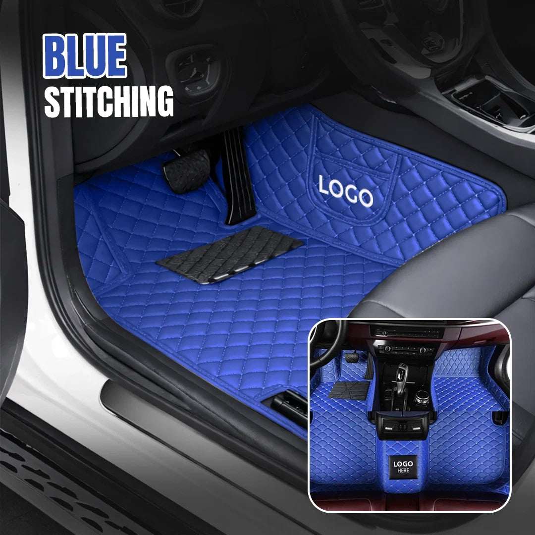 Elvile 2026 Premium 5-Layer Leather Custom Floor Mats for Cars