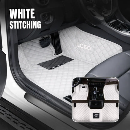 Elvile 2026 Premium 5-Layer Leather Custom Floor Mats for Cars