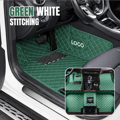 Elvile 2026 Premium 5-Layer Leather Custom Floor Mats for Cars
