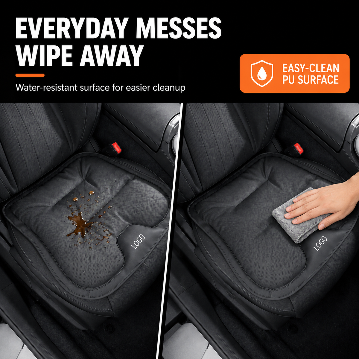🔥HOT PRODUCT🔥 – Skin-Friendly & Dirt-Repellent Leather Seat Cushions