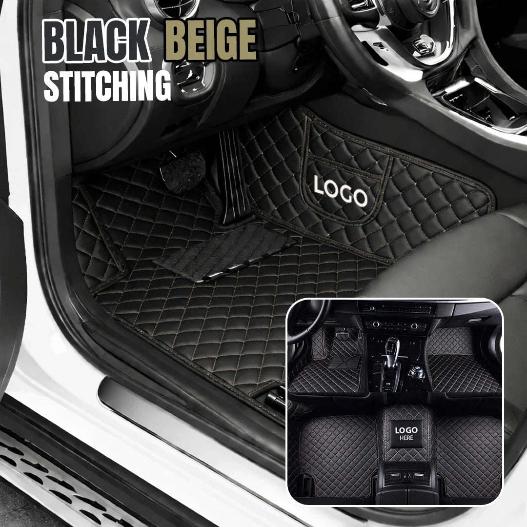 Elvile 2026 Premium 5-Layer Leather Custom Floor Mats for Cars