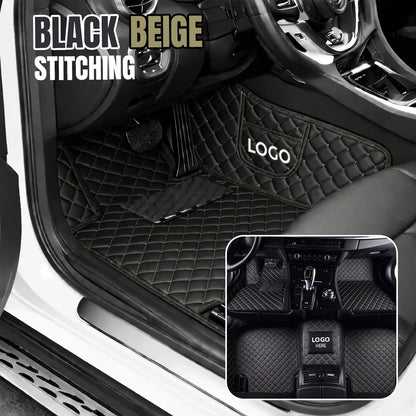 Elvile 2026 Premium 5-Layer Leather Custom Floor Mats for Cars