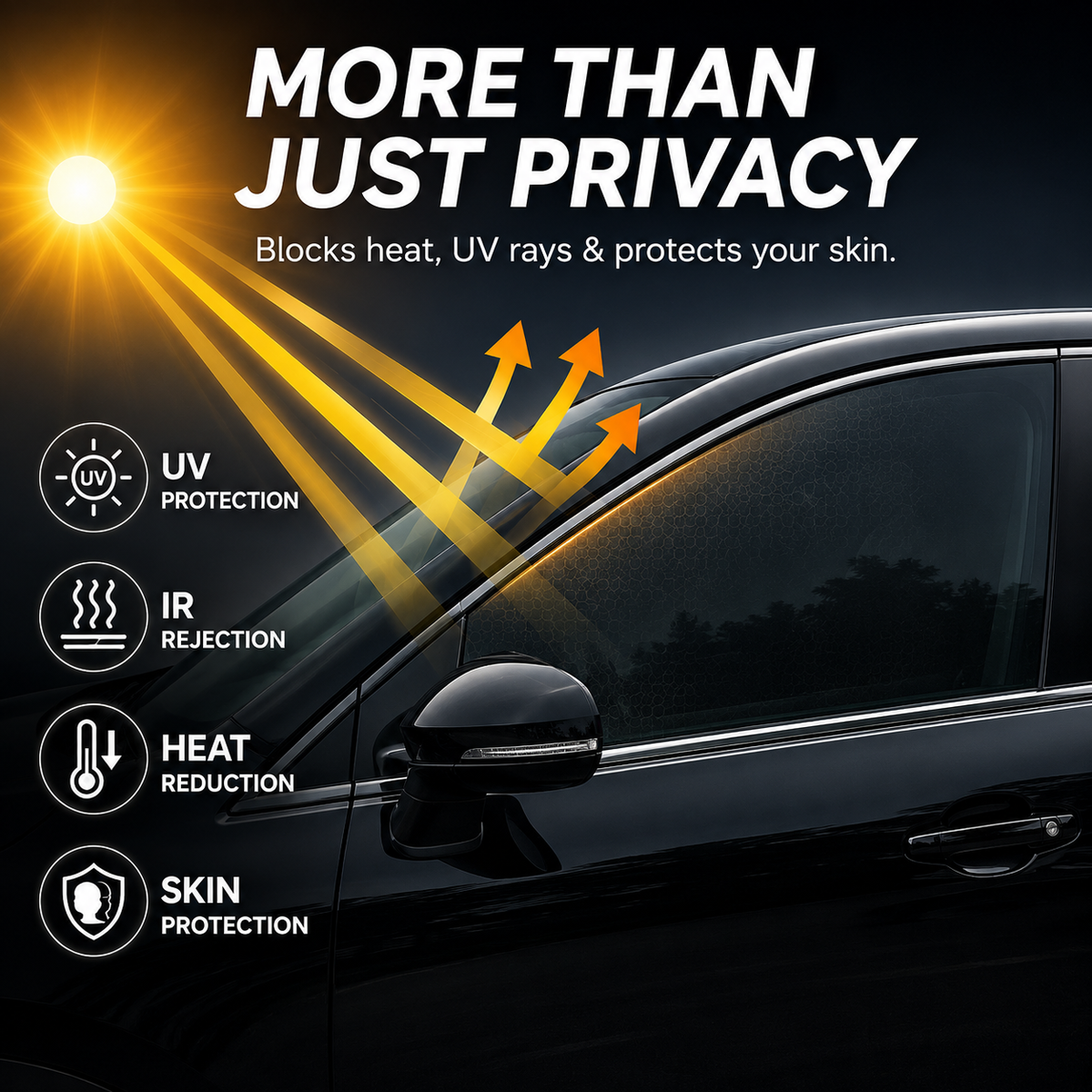 Electric Smart Tint Film for Cars – Remote Controlled Privacy