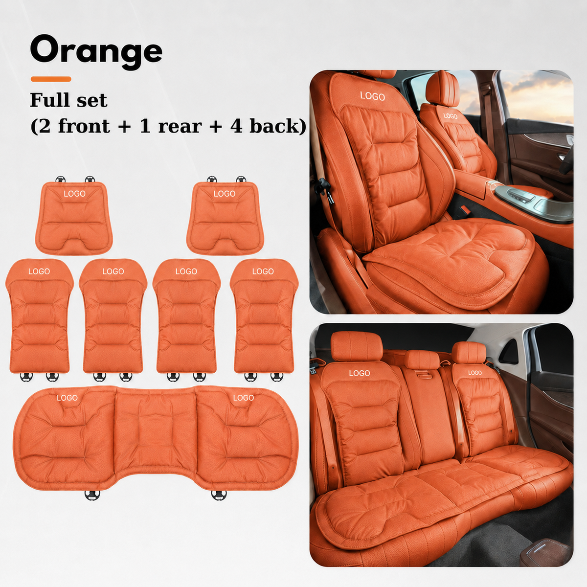 🔥HOT PRODUCT🔥 – Skin-Friendly & Dirt-Repellent Leather Seat Cushions
