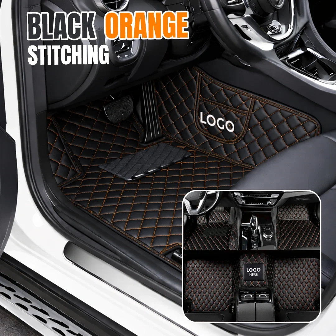 Elvile 2026 Premium 5-Layer Leather Custom Floor Mats for Cars