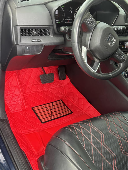 Custom floor mats in Michael Reynolds' Hyundai Accent